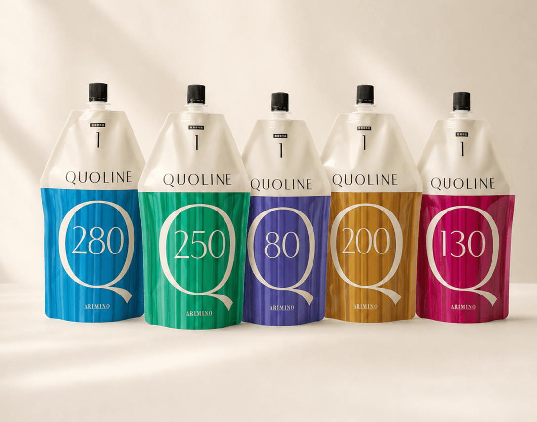 QUOLINE(クオライン)縮毛矯正剤のパウチ5本